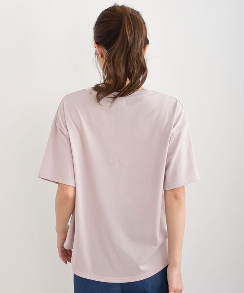 rps(アールピーエス)の「FeelCoolフルーツTシャツ(Tシャツ/カットソー・レディース・アイボリー/サックスブルー/ピンク・フリー)」の14枚目の写真
