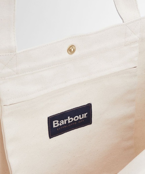 Barbour(バブアー)の「【Barbour】barbour logo tote bag ITK(トートバッグ・レディース・グリーン/ネイビー・FREE)」の9枚目の写真