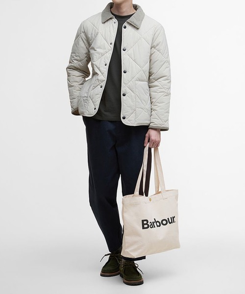 Barbour(バブアー)の「【Barbour】barbour logo tote bag ITK(トートバッグ・レディース・グリーン/ネイビー・FREE)」の11枚目の写真
