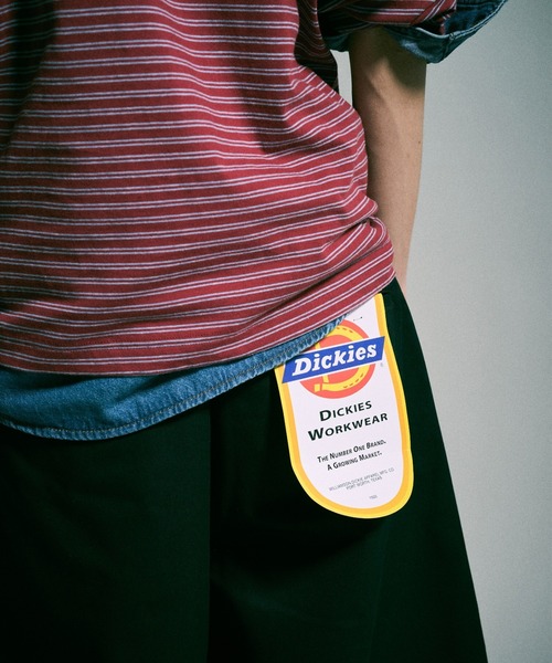 CAMPHOR WOOD(カンファーウッド)の「【 Dickies × CAMPHORWOOD 】LAYERED BOXER CUT-OFF WIDE CHINO SHORTS / 【 Dickies コラボレーション 】ボクサーレイヤードカットオフワイドチノショーツ(チノパンツ・メンズ・グレー/ブラック系・SMALL/MEDIUM/LARGE)」の11枚目の写真