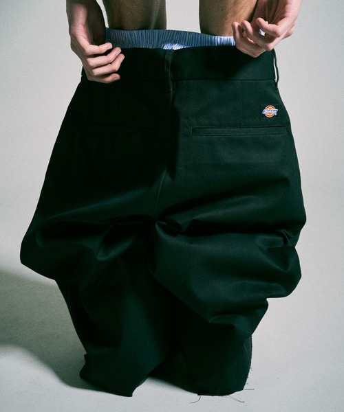 Dickies × CAMPHORWOOD 】LAYERED BOXER CUT-OFF WIDE CHINO SHORTS