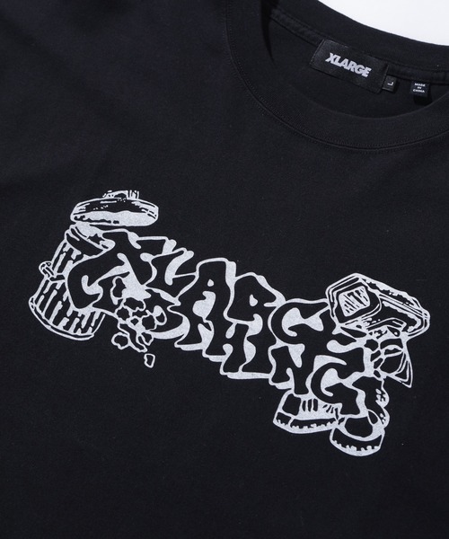 XLARGE(エクストララージ)の「BACKSTREET EYES S/S TEE(Tシャツ/カットソー・メンズ・ブラック/ホワイト/マスタード・XL/L/M/S)」の11枚目の写真