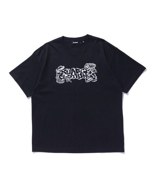 XLARGE(エクストララージ)の「BACKSTREET EYES S/S TEE(Tシャツ/カットソー・メンズ・ブラック/ホワイト/マスタード・XL/L/M/S)」の14枚目の写真