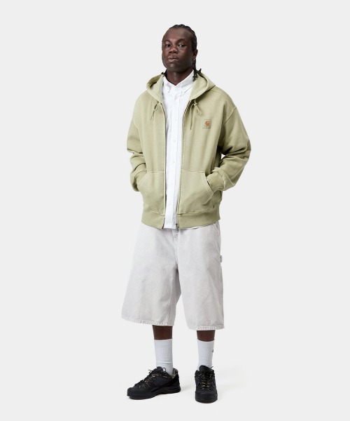 Carhartt WIP(カーハートダブリューアイピー)の「Carhartt WIP OG SINGLE KNEE SHORT(カーハートワークインプログレス OGシングルニ―ショーツ)(デニムパンツ・メンズ・ホワイト系/ブラウン系・X-LARGE/LARGE/MEDIUM/SMALL/X-SMALL)」の3枚目の写真