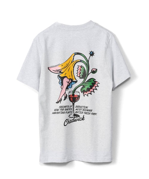 ARTCHIVES MALIBU（アートカイブス マリブ）の「【Chadwick Products】X 【HIROCK Design Office】“Special Collaboration” Tシャツ 【MANEATING PLANTS】（Tシャツ/カットソー・メンズ・ホワイト/グレー/オレンジ・XL/L/M/S）」の9枚目の写真