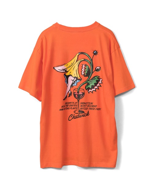 ARTCHIVES MALIBU（アートカイブス マリブ）の「【Chadwick Products】X 【HIROCK Design Office】“Special Collaboration” Tシャツ 【MANEATING PLANTS】（Tシャツ/カットソー・メンズ・ホワイト/グレー/オレンジ・XL/L/M/S）」の5枚目の写真