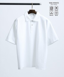 ABAHOUSE GRAY | 【抗菌防臭/UVカット】シルキーポンチ 半袖ポロシャツ(ポロシャツ)