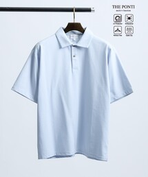 ABAHOUSE GRAY（アバハウスグレイ）の「【抗菌防臭/UVカット】シルキーポンチ 半袖ポロシャツ（ポロシャツ）」