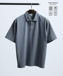 ABAHOUSE GRAY（アバハウスグレイ）の「【抗菌防臭/UVカット】シルキーポンチ 半袖ポロシャツ（ポロシャツ）」