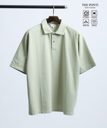 ABAHOUSE GRAY（アバハウスグレイ）の「【抗菌防臭/UVカット】シルキーポンチ 半袖ポロシャツ（ポロシャツ）」