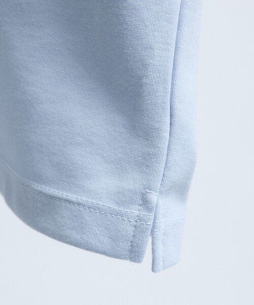 ABAHOUSE GRAY(アバハウスグレイ)の「【抗菌防臭/UVカット】シルキーポンチ 半袖ポロシャツ(ポロシャツ・メンズ・ホワイト/サックスブルー/チャコールグレー/ブラック/グレイッシュベージュ/モスグリーン・50/48/46/44)」の12枚目の写真