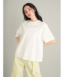 Mila Owen | 【接触冷感】ハイラインモノグラムTシャツ(Tシャツ/カットソー)