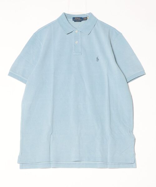 POLO RALPH LAUREN(ポロ ラルフ ローレン)の「クラシック フィット インディゴ メッシュ ポロシャツ(ポロシャツ・メンズ・ブルー・S/M/L/XL/XS/XXL)」の6枚目の写真