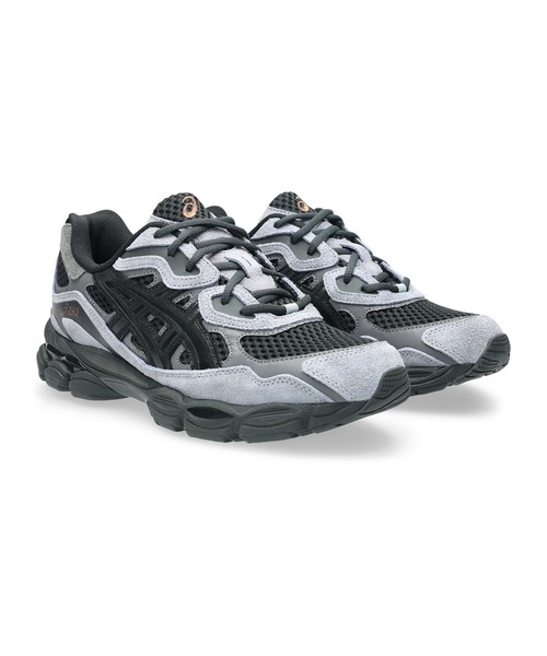 ASICS(アシックス)の「GEL-NYC / ゲルエヌワイシー(スニーカー・メンズ・ブラック×グレー・23/26/29.5/27/25/28.5/26.5/24/24.5/25.5/27.5/29/23.5/28)」の1枚目の写真