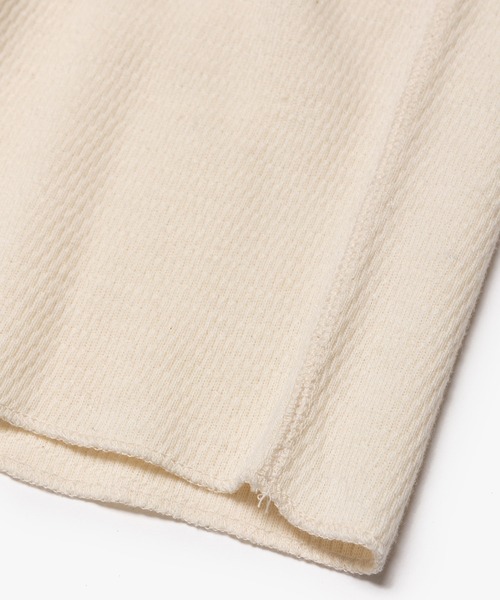 MR.OLIVE(ミスターオリーブ)の「JAPAN HERITAGE HONEYCOMB / HENLEY NECK JERSEY /M263122(Tシャツ/カットソー・メンズ・ナチュラル/ブラック・LARGE/MEDIUM)」の13枚目の写真