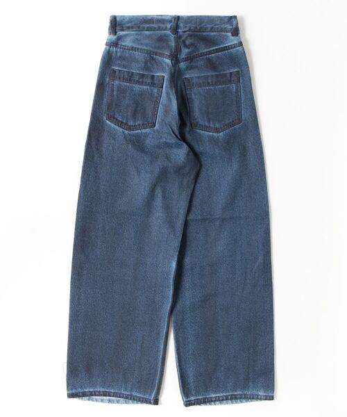 PRANK PROJECT(プランクプロジェクト)の「【2026Summer Pre-Order】スプレーストレートデニムパンツ / Spray-Dyed Straight Denim Pants(デニムパンツ・レディース・ホワイト/ブルー・36/38)」の3枚目の写真