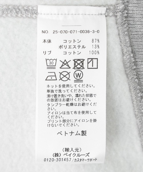 styles(スタイルス)の「REIGNING CHAMP BRUSHED FLEECE HALF ZIP RELAXED SWEAT RC-3561(スウェット・メンズ・グレー/ブラウン・L)」の11枚目の写真
