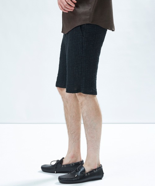 MEN'S BIGI(メンズビギ)の「スラブカールマイヤー イージーショートパンツ(その他パンツ・メンズ・ブラック/ネイビー・02/04/03)」の5枚目の写真