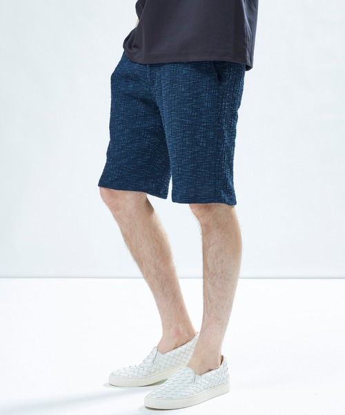 MEN'S BIGI(メンズビギ)の「スラブカールマイヤー イージーショートパンツ(その他パンツ・メンズ・ブラック/ネイビー・02/04/03)」の3枚目の写真