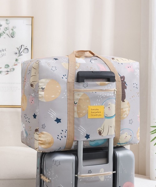 BACKYARD FAMILY(バックヤードファミリー)の「キャリーオンバッグ ボストンバッグ 撥水 トラベル yxlbag5162(ボストンバッグ・レディース・ピンク/ブルー系その他/グレー系その他/ブラウン/ブルー系その他2・FREE)」の2枚目の写真