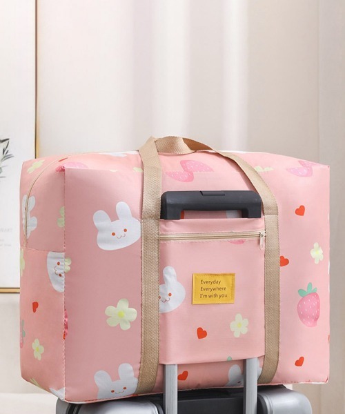 BACKYARD FAMILY(バックヤードファミリー)の「キャリーオンバッグ ボストンバッグ 撥水 トラベル yxlbag5162(ボストンバッグ・レディース・ピンク/ブルー系その他/グレー系その他/ブラウン/ブルー系その他2・FREE)」の5枚目の写真