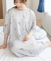 Bleu Bleuet（ブルーブルーエ）の「フレスコ冷感ワンピース（ルームワンピース）」