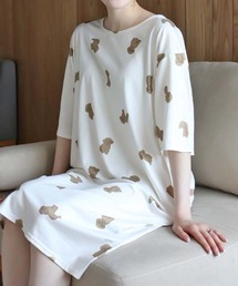 Bleu Bleuet（ブルーブルーエ）の「フレスコ冷感ワンピース（ルームワンピース）」