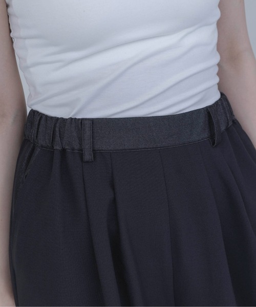 Eimee Law（エイミーロウ）の「刺繍ツータック ワイドパンツ（その他パンツ・レディース・ライトブルー/ブラック/ライトベージュ・MEDIUM）」の14枚目の写真