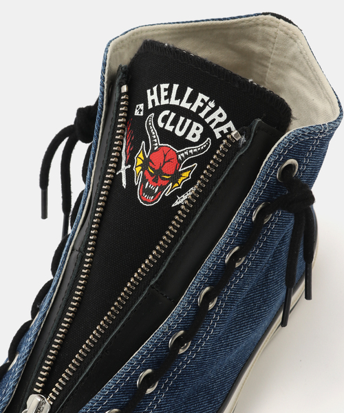 CONVERSE(コンバース)の「CONVERSE ALL STAR AGED 87 CZ HI / STRANGER THINGS 5 31317330(スニーカー・メンズ・ネイビー・26.5cm/28cm/27cm/26cm)」の4枚目の写真