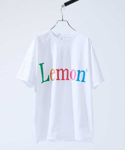 byeA.(バイエー)の「【byeA. / バイエー】NOT APPLE TEE LEMON / ノットアップルTシャツ / レモン / 半袖Tシャツ / ユニセックス(Tシャツ/カットソー・メンズ・ブラック/ホワイト・L/XL)」の2枚目の写真