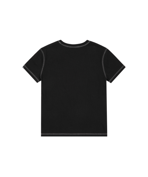 AAKAM(アーカム)の「Big Patch CROS2 Half Top (Black)(Tシャツ/カットソー・レディース・その他・1/2)」の2枚目の写真