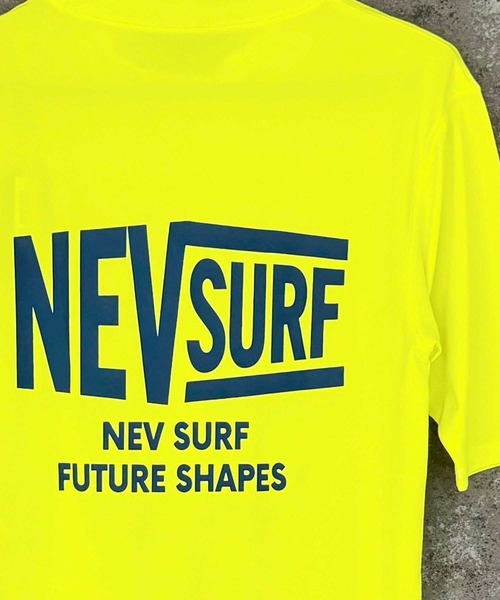 ZI-ON（ジーオン）の「メンズ ラッシュガード 水着 半袖 プリント ロゴ バックプリント ネブサーフ NEV（Tシャツ/カットソー・メンズ・オレンジ/ネイビー/ブラック/チャコールグレー/イエロー/オフホワイト/ロイヤルブルー/ホワイト系その他・L/M/XL）」の22枚目の写真