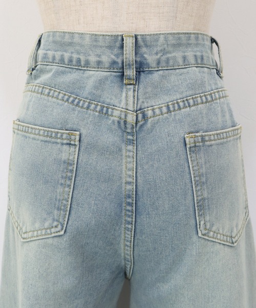 BLUEEAST(ブルーイースト)の「《2サイズ展開》トリムレースデニム(デニムパンツ・レディース・ブルー・LARGE/MEDIUM)」の16枚目の写真