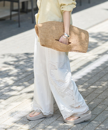 JOURNAL STANDARD | カットワークレース パンツ(スラックス)