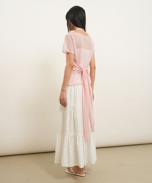GENERAL IDEA(ジェネラルアイデア)の「【GENERAL IDEA】 シースルーレイヤードニットセット / SEE THROUGH HALTER NECK LAYERED KNIT SET(Tシャツ/カットソー・レディース・ブラック/アイボリー/ピンク・S/L/M)」の22枚目の写真