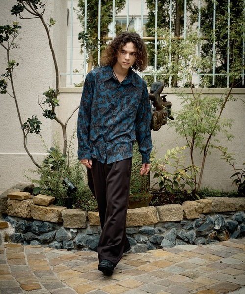 CASPER JOHN(キャスパージョン)の「Paisley shirts/ペイズリーシャツ(シャツ/ブラウス・メンズ・ブルー/ブラウン・X-SMALL/LARGE/MEDIUM/SMALL)」の7枚目の写真