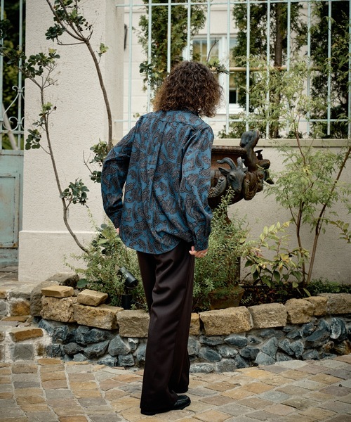 CASPER JOHN(キャスパージョン)の「Paisley shirts/ペイズリーシャツ(シャツ/ブラウス・メンズ・ブルー/ブラウン・X-SMALL/LARGE/MEDIUM/SMALL)」の8枚目の写真