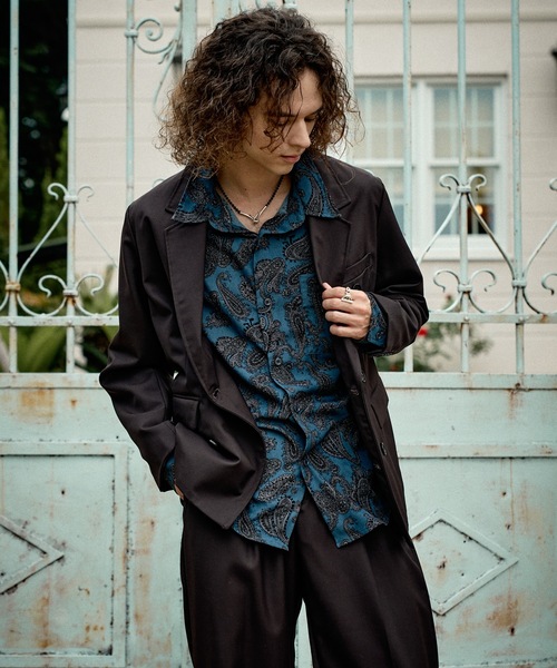 CASPER JOHN(キャスパージョン)の「Paisley shirts/ペイズリーシャツ(シャツ/ブラウス・メンズ・ブルー/ブラウン・X-SMALL/LARGE/MEDIUM/SMALL)」の5枚目の写真