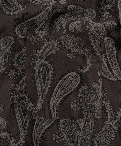 CASPER JOHN(キャスパージョン)の「Paisley shirts/ペイズリーシャツ(シャツ/ブラウス・メンズ・ブルー/ブラウン・X-SMALL/LARGE/MEDIUM/SMALL)」の15枚目の写真