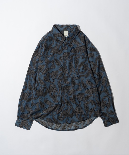 CASPER JOHN(キャスパージョン)の「Paisley shirts/ペイズリーシャツ(シャツ/ブラウス・メンズ・ブルー/ブラウン・X-SMALL/LARGE/MEDIUM/SMALL)」の3枚目の写真