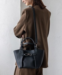 リバーシブルレザー2WAYバッグ