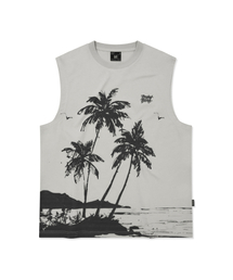 PALM COAST SLEEVELESS - GREY