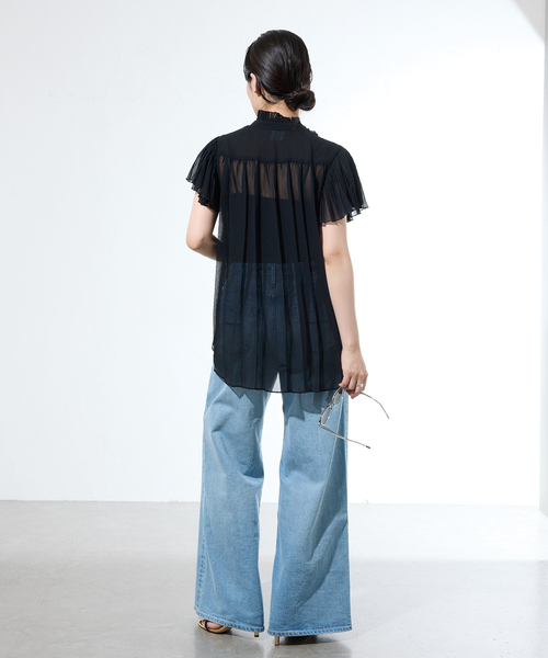IENA(イエナ)の「《WEB/一部店舗限定》BOUQUET de L’UNE/リュンヌ ブラウス(シャツ/ブラウス・レディース・ブラック・FREE)」の10枚目の写真