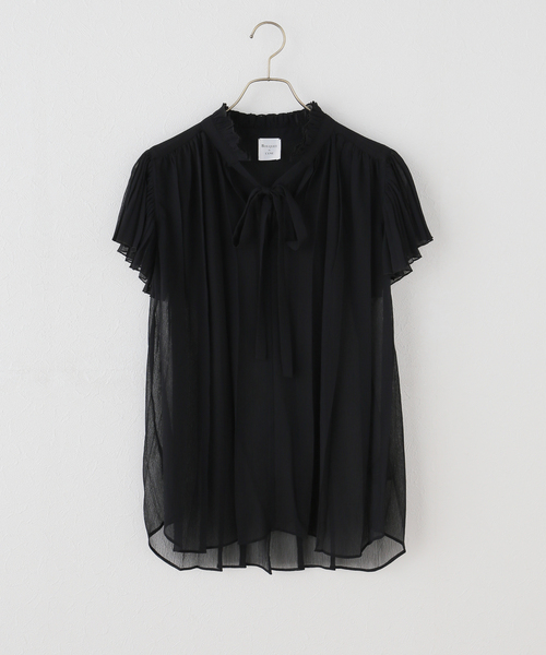 IENA(イエナ)の「《WEB/一部店舗限定》BOUQUET de L’UNE/リュンヌ ブラウス(シャツ/ブラウス・レディース・ブラック・FREE)」の12枚目の写真