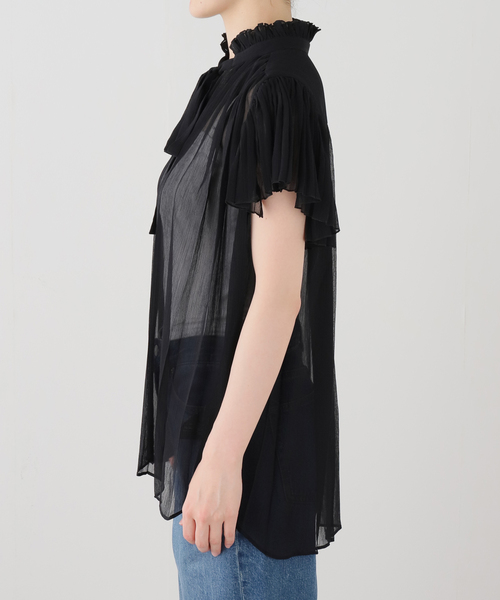 IENA(イエナ)の「《WEB/一部店舗限定》BOUQUET de L’UNE/リュンヌ ブラウス(シャツ/ブラウス・レディース・ブラック・FREE)」の22枚目の写真