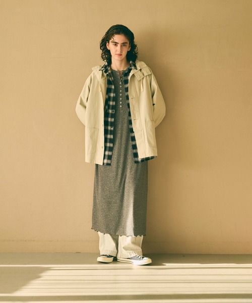 kha:ki（カーキ）の「「KHA:KI / カーキ」GAS PARKA（その他アウター・レディース・オリーブ/ベージュ/グレイッシュベージュ/ブラック・1/2）」の8枚目の写真