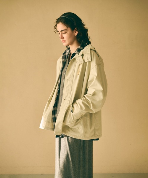 kha:ki（カーキ）の「「KHA:KI / カーキ」GAS PARKA（その他アウター・レディース・オリーブ/ベージュ/グレイッシュベージュ/ブラック・1/2）」の11枚目の写真