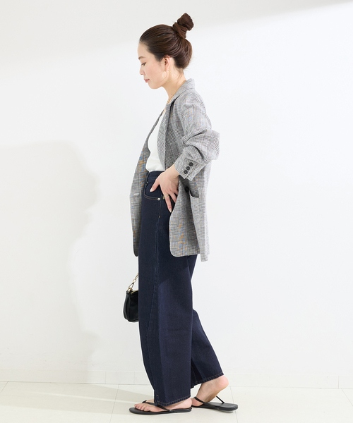 B.C STOCK（ベーセーストック）の「《追加11》ウォッシャブル / DU JOUR / デュ ジュール BARREL BAGGY JEAN（デニムパンツ・レディース・ホワイト系その他/ブルー/ネイビー・38/34/36）」の14枚目の写真