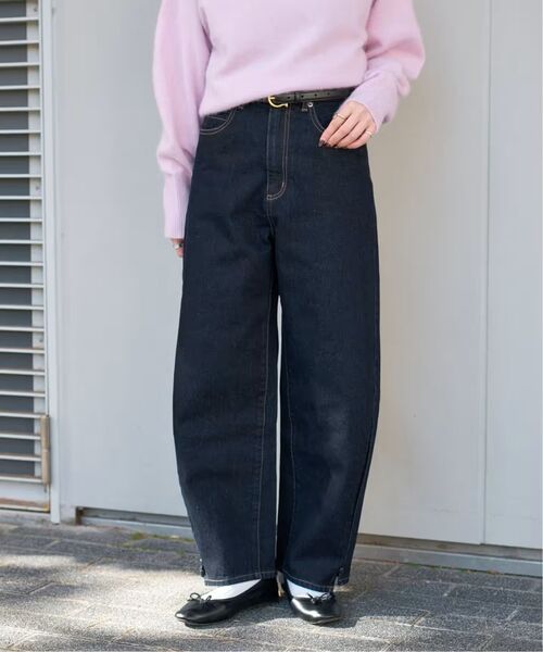 B.C STOCK（ベーセーストック）の「《追加11》ウォッシャブル / DU JOUR / デュ ジュール BARREL BAGGY JEAN（デニムパンツ・レディース・ホワイト系その他/ブルー/ネイビー・38/34/36）」の22枚目の写真