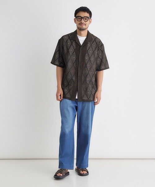 BACK NUMBER(バックナンバー)の「メッシュイージーパンツ(その他パンツ・メンズ・ブラック/ブルー系その他・05/06/04/03)」の7枚目の写真